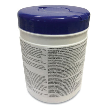 Chemcor Chemical One Step Disinfectant Cleaning Wipes, Orange Scent, 8 X 6, White, 130-canister, 12 Canisters-carton freeshipping - TVN Wholesale